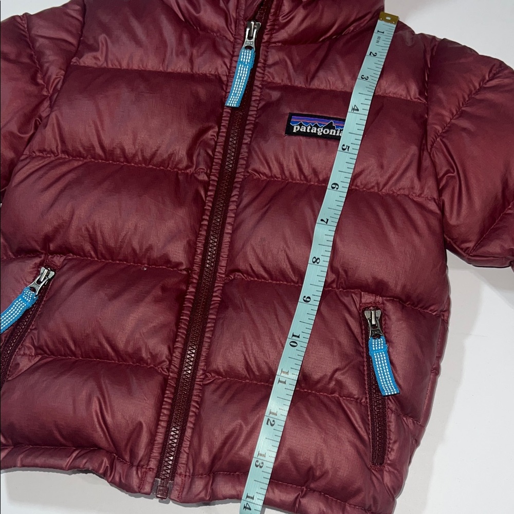 Baby Patagonia Maroon Hooded Puffer Jacket - Picture 10 of 10
